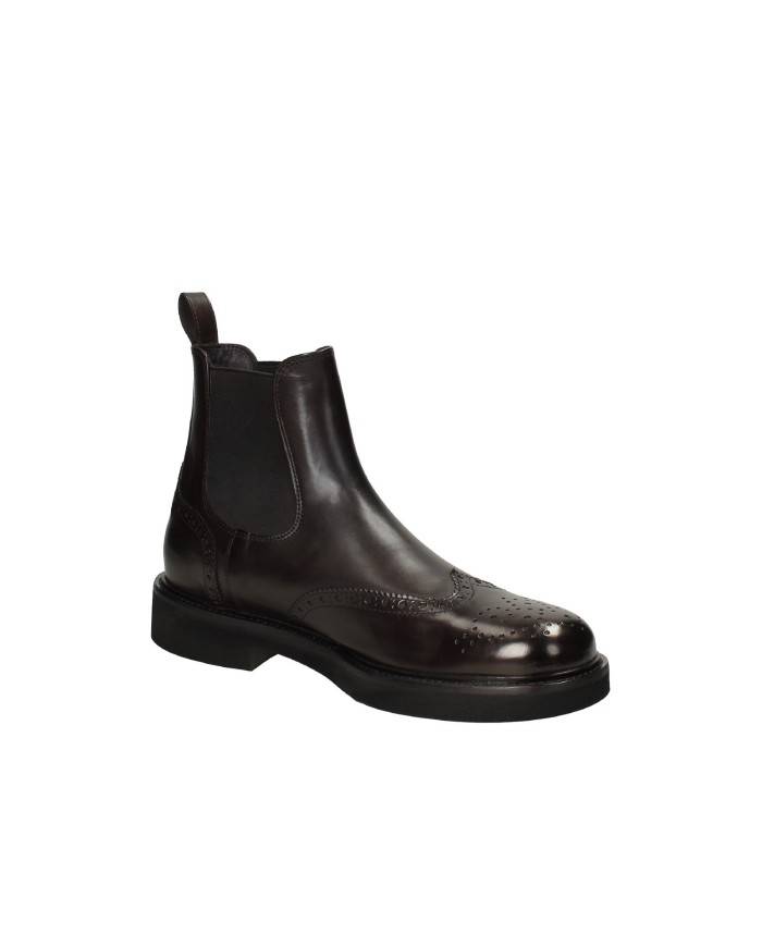 Rossano Bisconti 733-07 Stivaletto da uomo in pelle spazzolata Testa Moro