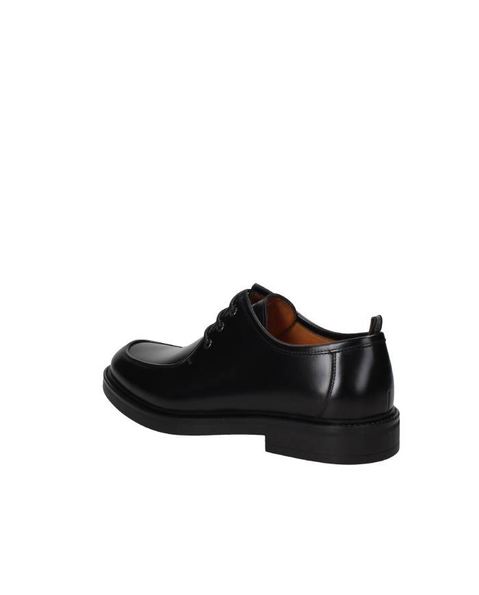 Rossi 1258 Mocassino allacciato in pelle spazzolata Nero Rossi 1258 Mocassino allacciato in pelle spazzolata Nero
