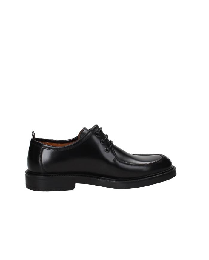 Rossi 1258 Mocassino allacciato in pelle spazzolata Nero Rossi 1258 Mocassino allacciato in pelle spazzolata Nero