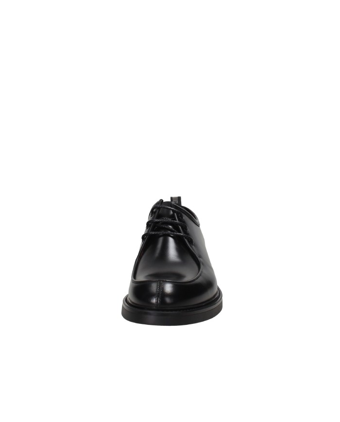 Rossi 1258 Mocassino allacciato in pelle spazzolata Nero Rossi 1258 Mocassino allacciato in pelle spazzolata Nero