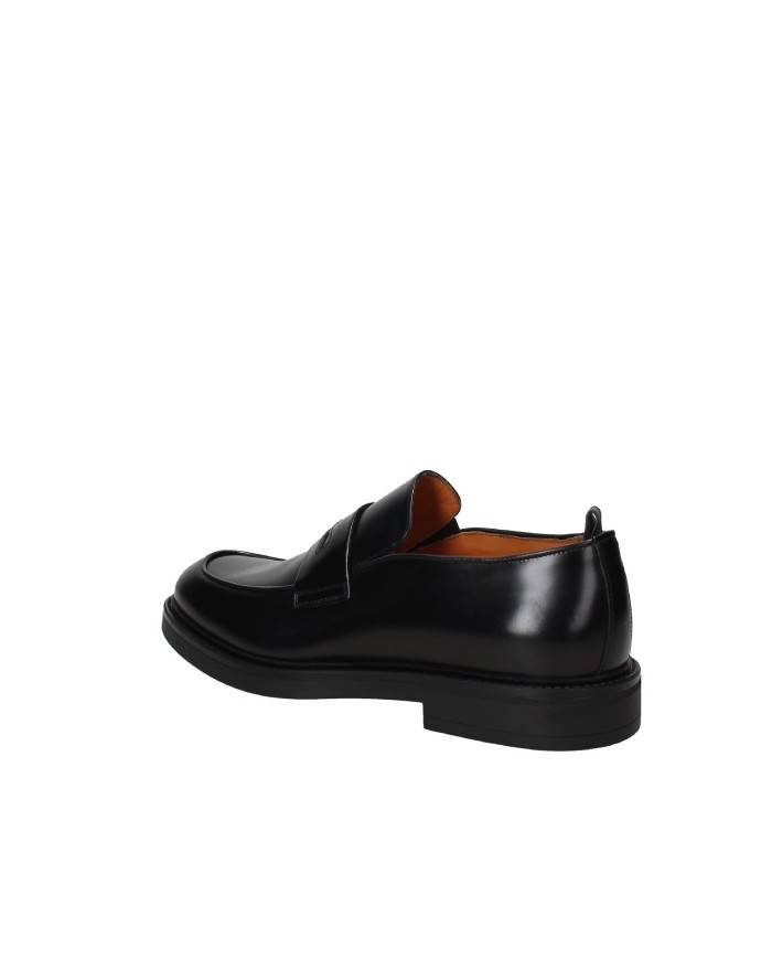 Rossi 1280 Mocassino classico college in pelle spazzolata Nero Rossi 1280 Mocassino classico college in pelle spazzolata Nero