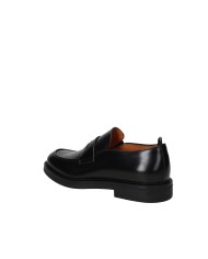 Rossi 1280 Mocassino classico college in pelle spazzolata Nero