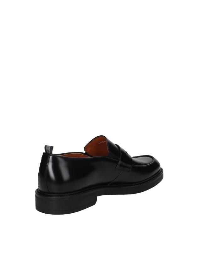 Rossi 1280 Mocassino classico college in pelle spazzolata Nero Rossi 1280 Mocassino classico college in pelle spazzolata Nero