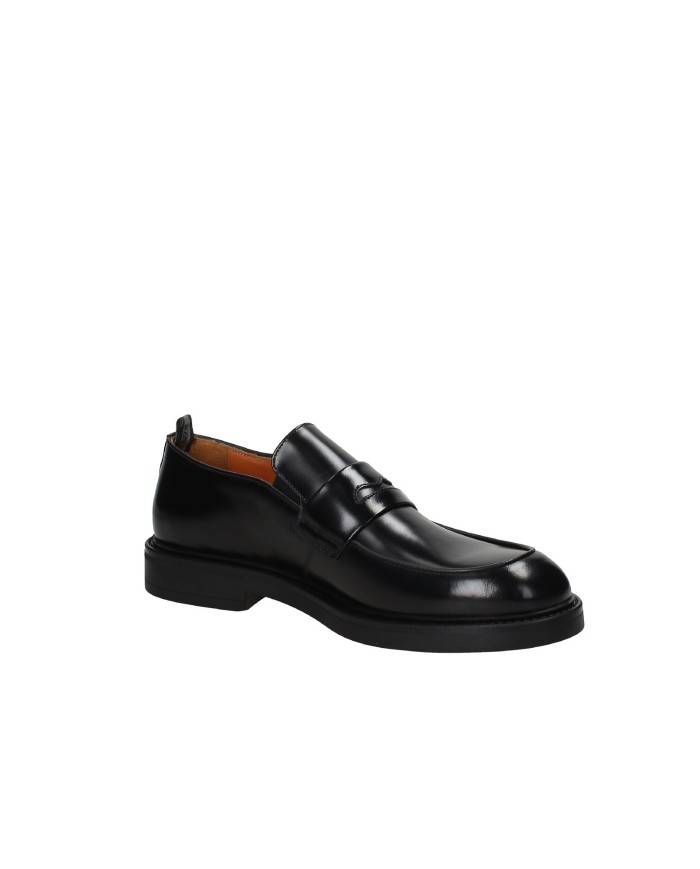 Rossi 1280 Mocassino classico college in pelle spazzolata Nero Rossi 1280 Mocassino classico college in pelle spazzolata Nero