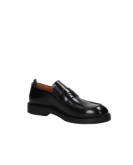 Rossi 1280 Mocassino classico college in pelle spazzolata Nero