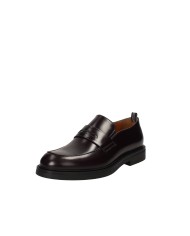 Rossi 1280 Mocassino classico college in pelle spazzolata Bordeaux