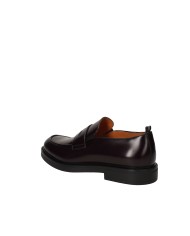 Rossi 1280 Mocassino classico college in pelle spazzolata Bordeaux