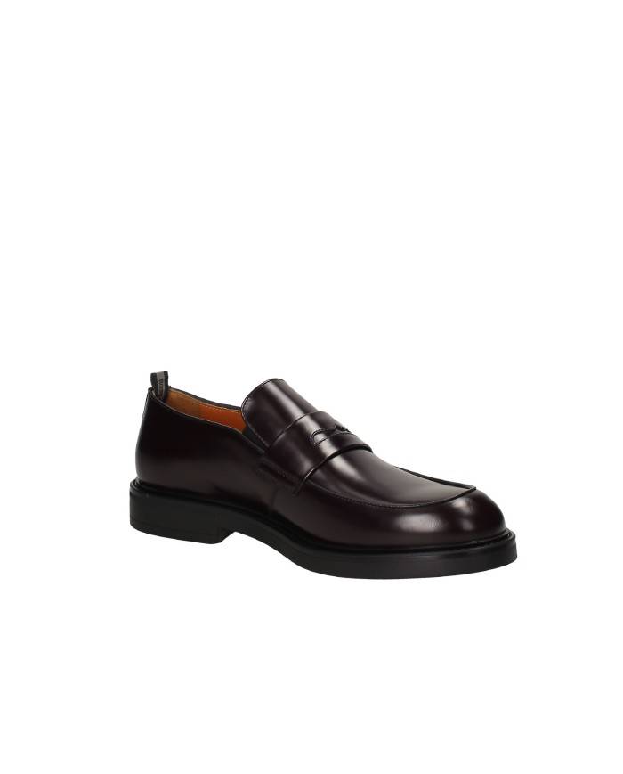 Rossi 1280 Mocassino classico college in pelle spazzolata Bordeaux Rossi 1280 Mocassino classico college in pelle spazzolata Bordeaux