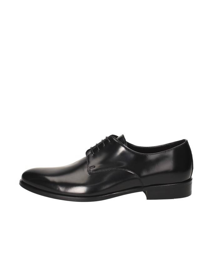 Rossi 711 Stringata in pelle spazzolata Nero Rossi 711 Stringata in pelle spazzolata Nero