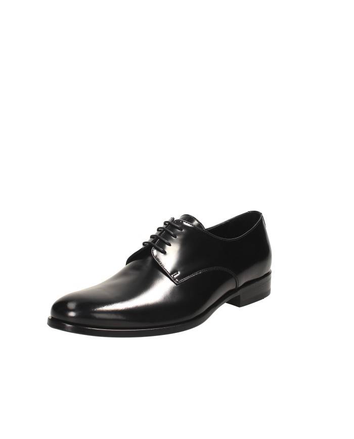 Rossi 711 Stringata in pelle spazzolata Nero Rossi 711 Stringata in pelle spazzolata Nero