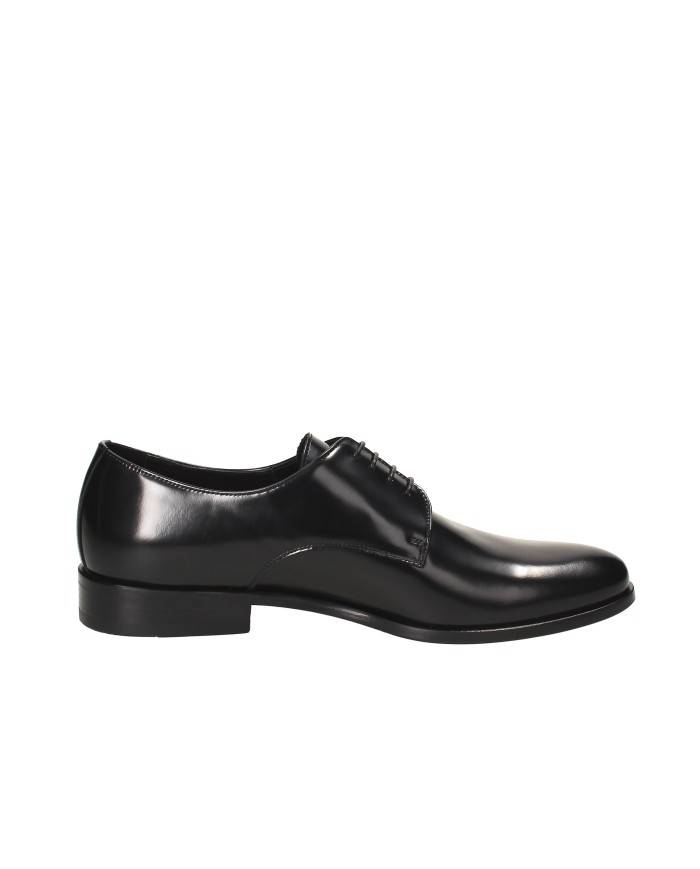 Rossi 711 Stringata in pelle spazzolata Nero Rossi 711 Stringata in pelle spazzolata Nero