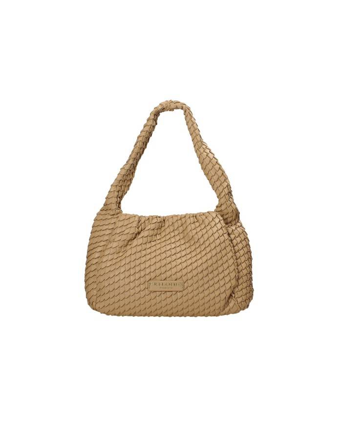 Ermanno Scervino 12401837 Borsa a spalla in ecopelle intrecciata Sabbia Ermanno Scervino 12401837 Borsa a spalla in ecopelle intrecciata Sabbia