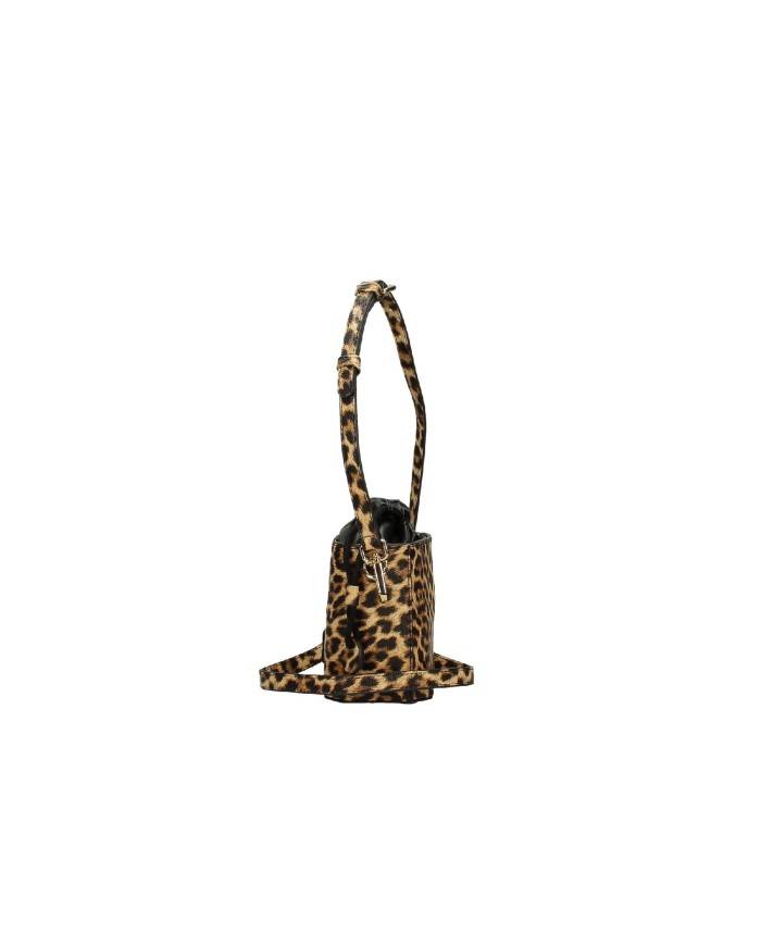 Ermanno Scervino 12401895 Borsa mini secchiello in ecopelle stampata Leopardo