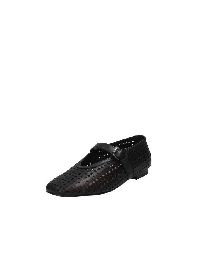 Bibi Lou 604z28vk Ballerina in pelle traforata Nero Bibi Lou 604z28vk Ballerina in pelle traforata Nero