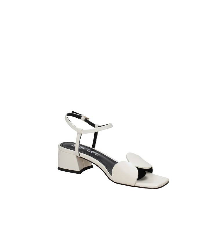 Bibi Lou 623z10vk Sandalo alto in pelle Off White