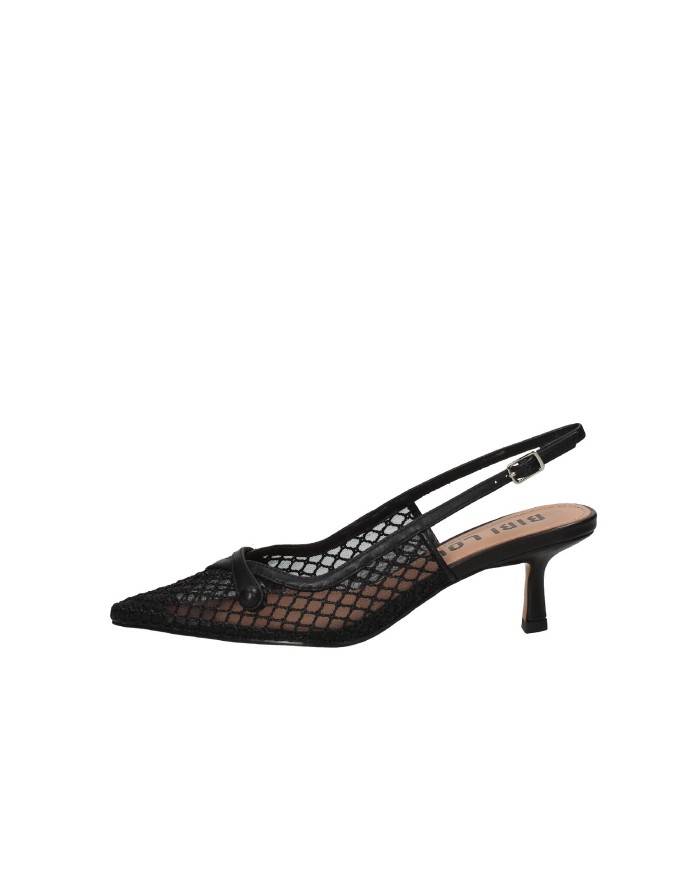 Bibi Lou 627z78vk Décolleté slingback in pelle e rete Nero Bibi Lou 627z78vk Décolleté slingback in pelle e rete Nero