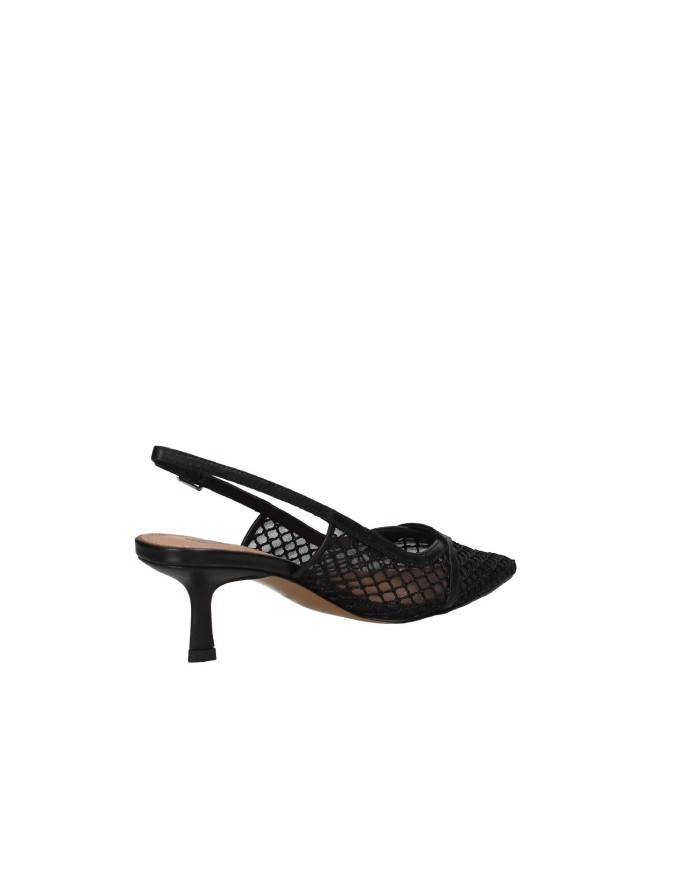 Bibi Lou 627z78vk Décolleté slingback in pelle e rete Nero
