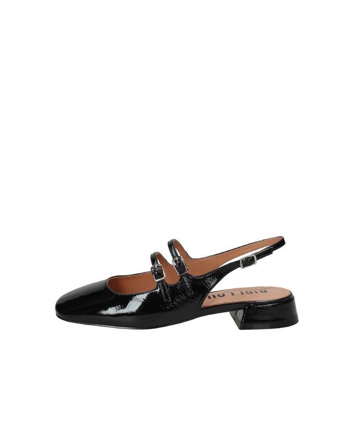 Bibi Lou 678z21vk Mary Jane slingback in vernice con due cinturini Nero Bibi Lou 678z21vk Mary Jane slingback in vernice con due cinturini Nero