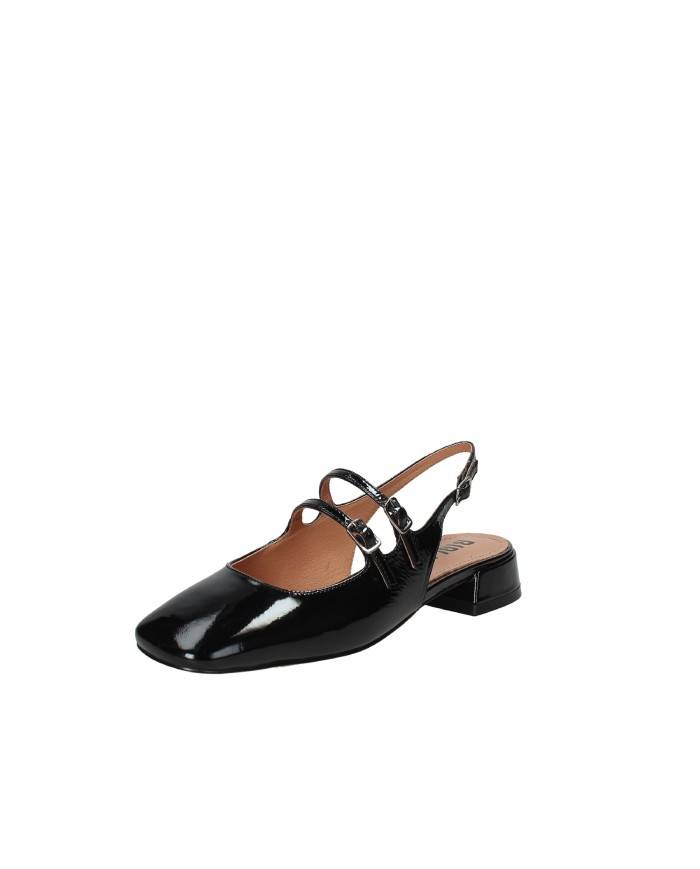 Bibi Lou 678z21vk Mary Jane slingback in vernice con due cinturini Nero Bibi Lou 678z21vk Mary Jane slingback in vernice con due cinturini Nero