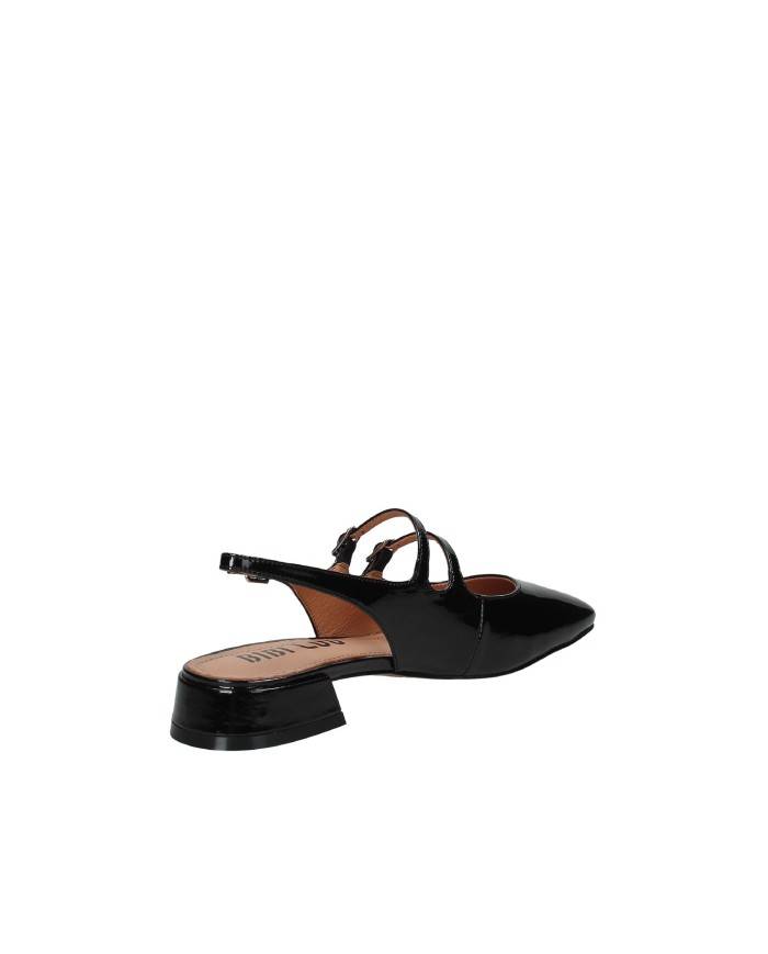 Bibi Lou 678z21vk Mary Jane slingback in vernice con due cinturini Nero
