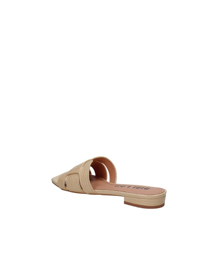 Bibi Lou 760z46vk Ciabattina bassa in pelle stampata Beige