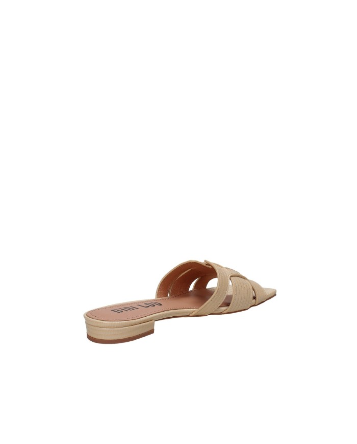 Bibi Lou 760z46vk Ciabattina bassa in pelle stampata Beige