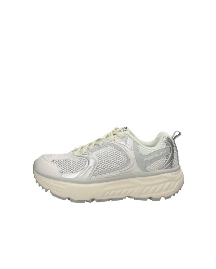Fessura Trail DVL Sneakers in mesh nylon e pelle Bianco e Argento Fessura Trail DVL Sneakers in mesh nylon e pelle Bianco e Argento
