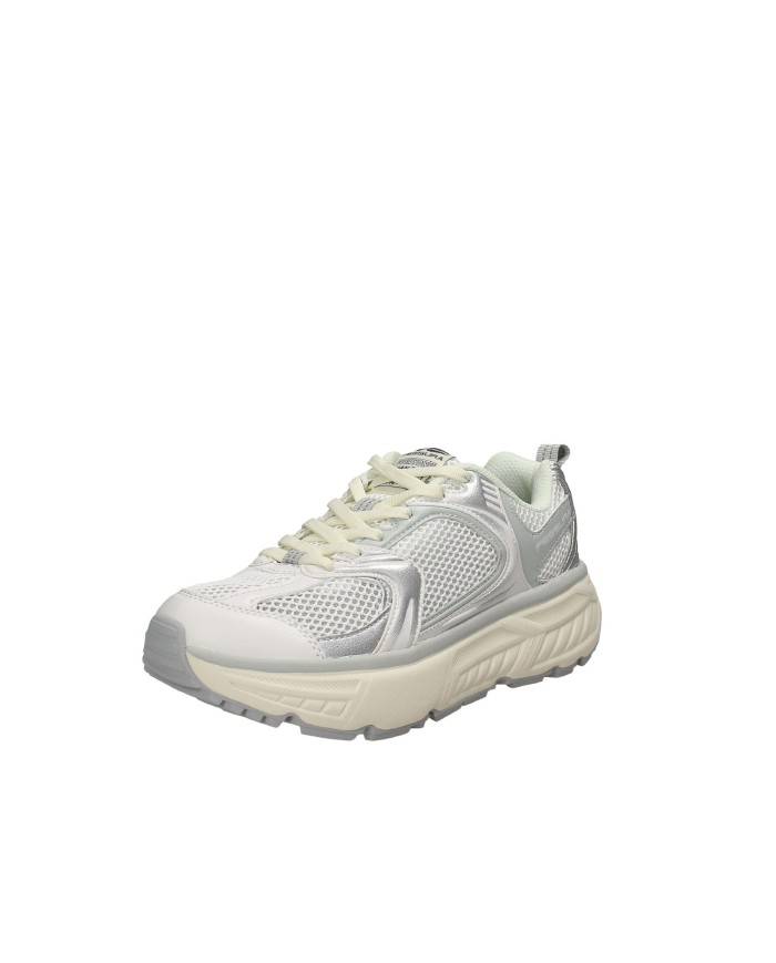 Fessura Trail DVL Sneakers in mesh nylon e pelle Bianco e Argento Fessura Trail DVL Sneakers in mesh nylon e pelle Bianco e Argento
