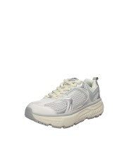 Fessura Trail DVL Sneakers in mesh nylon e pelle Bianco e Argento