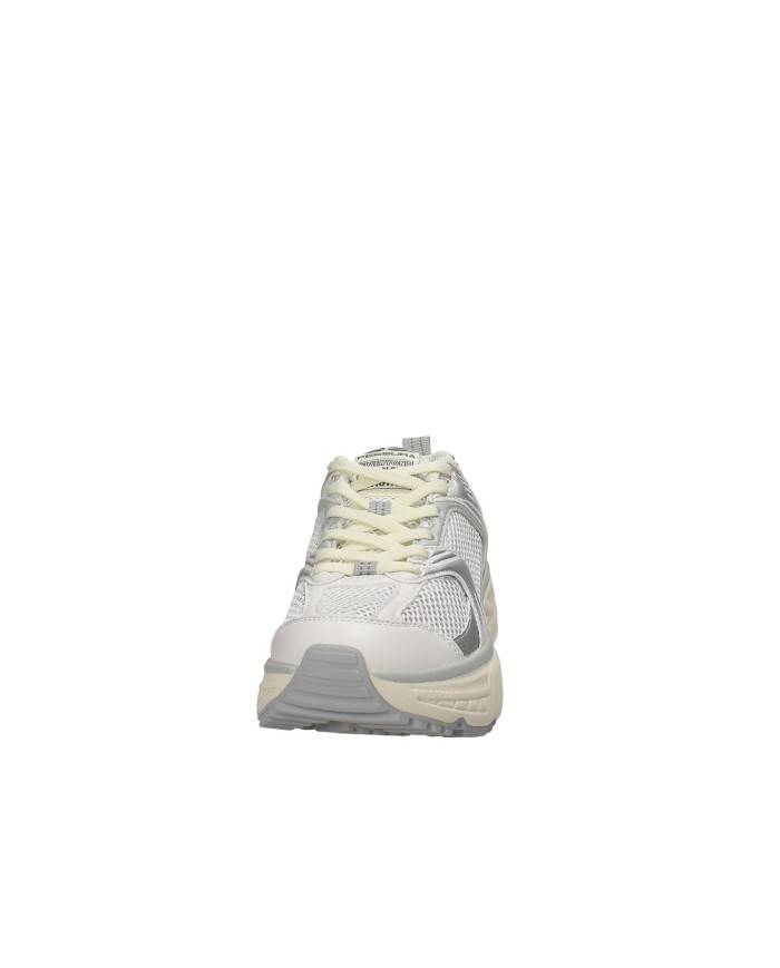 Fessura Trail DVL Sneakers in mesh nylon e pelle Bianco e Argento
