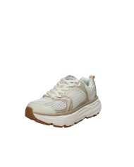 Fessura Trail DVL Sneakers in mesh nylon e pelle Beige e Bronzo
