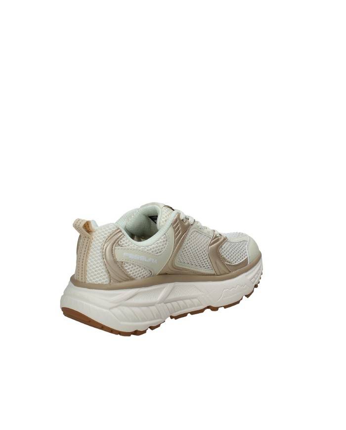 Fessura Trail DVL Sneakers in mesh nylon e pelle Beige e Bronzo