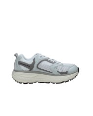 Fessura Trail DVL Sneakers in mesh nylon e pelle Bianco e Grigio