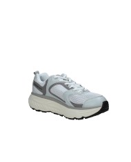 Fessura Trail DVL Sneakers in mesh nylon e pelle Bianco e Grigio