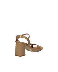 Bruglia Milano 9224 Sandalo alto in vernice Cammello