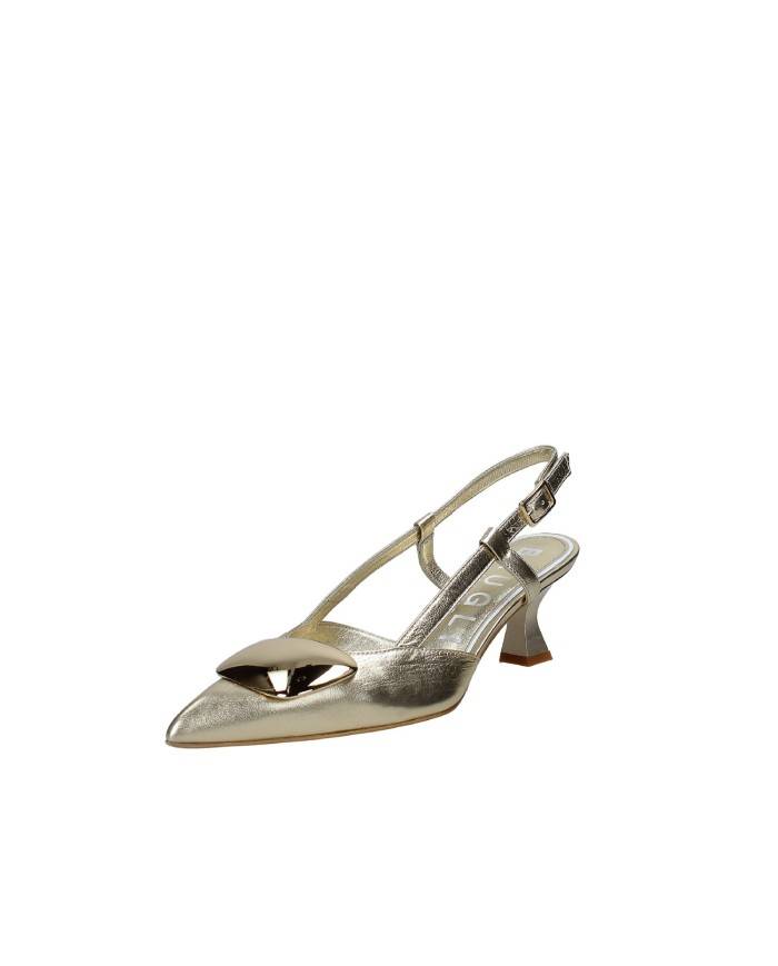 Bruglia Milano 9207 Décolléte slingback in nappa e laminato Platino Bruglia Milano 9207 Décolléte slingback in nappa e laminato Platino