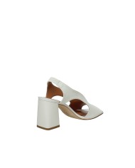Gianmarco Sorelli 2164 Sandalo alto in pelle Off White