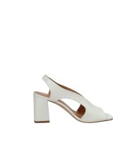 Gianmarco Sorelli 2164 Sandalo alto in pelle Off White