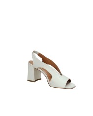 Gianmarco Sorelli 2164 Sandalo alto in pelle Off White