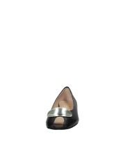 Il Borgo Firenze 7302 Ballerina spuntata in pelle con accessorio Nero