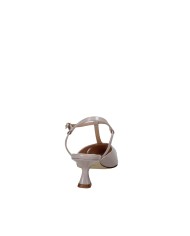 Il Borgo Firenze 1517 Slingback in vernice con cinturino alla caviglia Taupe