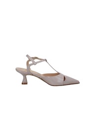 Il Borgo Firenze 1517 Slingback in vernice con cinturino alla caviglia Taupe