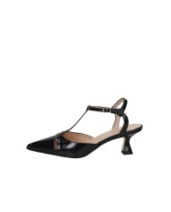 Il Borgo Firenze 1517 Slingback in vernice con cinturino alla caviglia Nero
