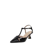 Il Borgo Firenze 1517 Slingback in vernice con cinturino alla caviglia Nero