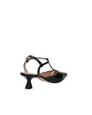 Il Borgo Firenze 1517 Slingback in vernice con cinturino alla caviglia Nero
