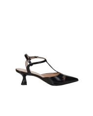 Il Borgo Firenze 1517 Slingback in vernice con cinturino alla caviglia Nero