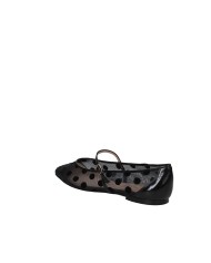 Il Borgo Firenze 5720 Ballerina trasparente a punta con cinturino Nero