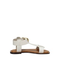 Bibi Lou 901z10aa Sandalo basso con cinturino alla caviglia Off White