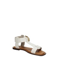 Bibi Lou 901z10aa Sandalo basso con cinturino alla caviglia Off White