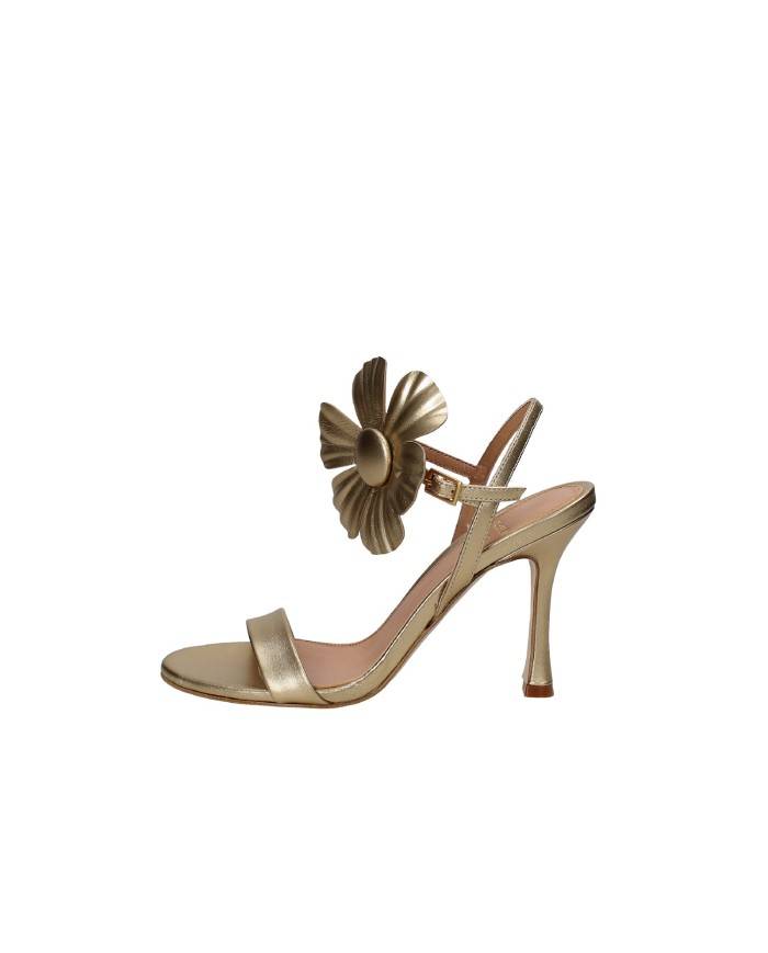 Chantal 2595 Sandalo a stiletto con fiore Bronzo Chantal 2595 Sandalo a stiletto con fiore Bronzo